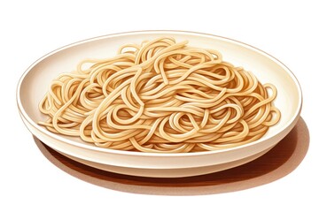 Soba japanese food spaghetti noodle pasta.