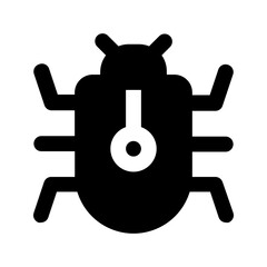 malware glyph icon