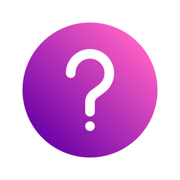 question gradient icon