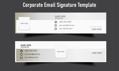 Corporate Email Signature template