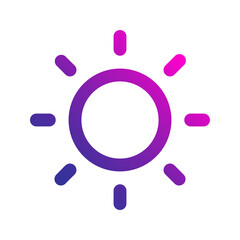 brightness gradient icon