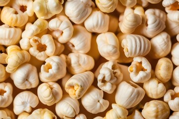 Rich collection of popcorn isolated  on white background