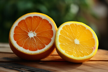 Orange and lemon generative AI