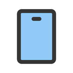 smartphone line color icon