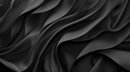 Obraz premium Luxurious abstract black background for modern wallpapers, Ai Generated.