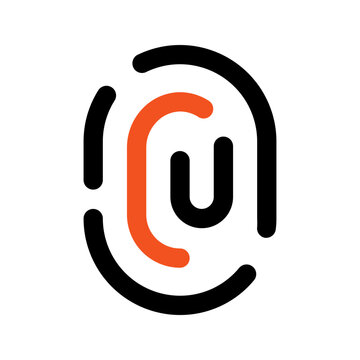 recommend clip art: fingerprint outline color icon
