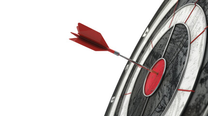 Target with red arrow