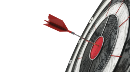 Target with red arrow
