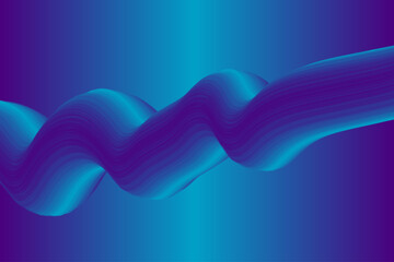 Blue color abstract background illustration design. Wavy fluid gradient background 