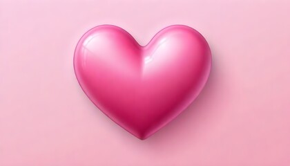 Fototapeta premium Heart Illustration Love Icon Valentines Day Digital Artwork Painting Background Design