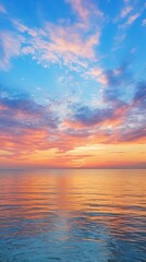 Fototapeta premium Sea sunlight sky outdoors horizon.