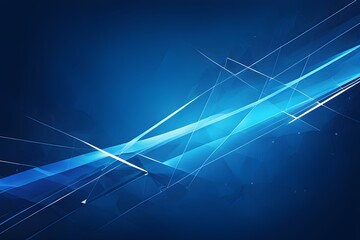 A blue background with white lines and a blue line