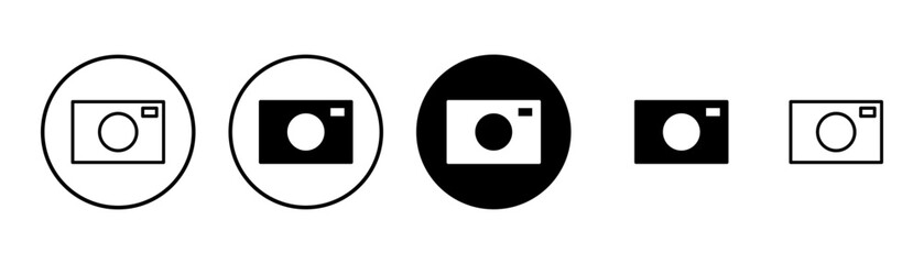 Camera Icon vector isolated on white background. Camera symbol. Camera vector icon