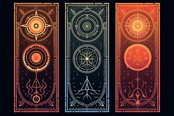 Ancient Alchemy Symbol Gradients: Unveiling Esoteric Art Posters Series