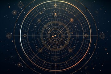 Celestial Zodiac: Gradients Constellation Mapping UI Software