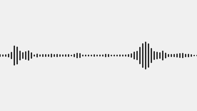 Sound wave isolated on black background. Abstract wave motion equalizer. 
equalizer voice and Audio spectrum animation. Animated Lines Audio Spectrum Music Visualizer,