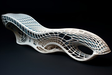 Futuristic Cyber Lines 3D Printed Skateboard Decks Innovation Collection