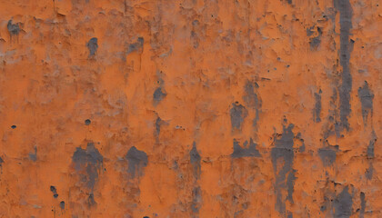 Orange Grunge Wall Texture Digital Painting Abstract Background Illustration Distressed Old Urban Design