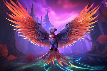 Mythic Griffin Feather Gradients: Magical Realm VR Experience