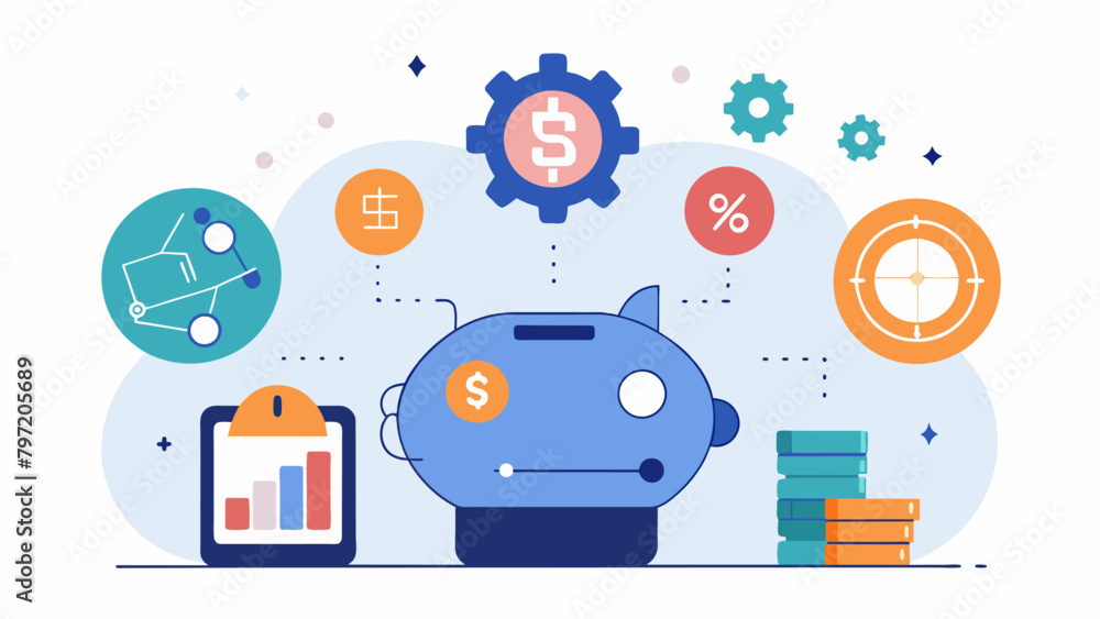 Poster discover the advantages of automatic savings and how it can simplify your financial management.