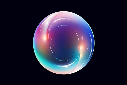 Pristine Hues: Polychromatic Soap Bubble Gradients Toy Commercial Animation