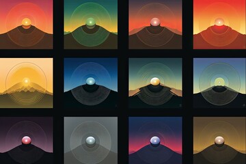 Transcendent Mind's Eye Gradients: A Serene Collection of Guided Meditation Audio Covers