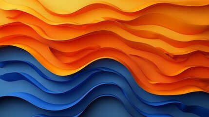 elegant abstract colorful wavy realistic psychedelic background, dynamic with colorful wave layered minimalist art background