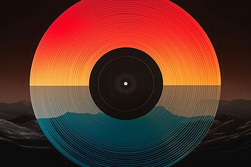 Vintage Vinyl Record Gradients: Classic Sleeve Art Collection