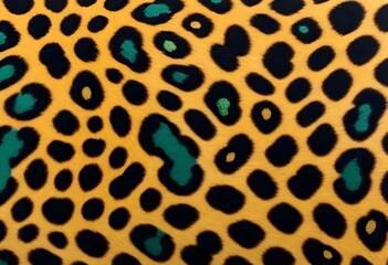 Obraz premium Leopard Print Pattern Illustration Digital Artwork Animal Fur Painting Background Design