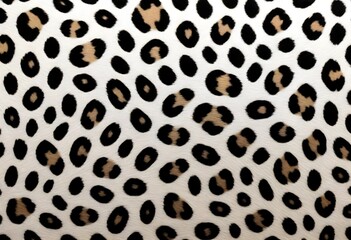 Obraz premium Leopard Print Pattern Illustration Digital Artwork Animal Fur Painting Background Design