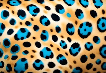 Leopard Print Pattern Illustration Digital Artwork Animal Fur Painting Background Design