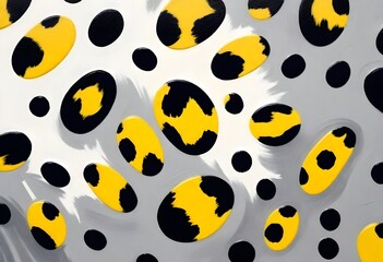 Leopard Print Pattern Illustration Digital Artwork Animal Fur Painting Background Design