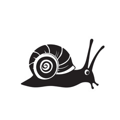 Snail in cartoon, doodle style . Image for t-shirt, web, mobile apps and ui. Isolated 2d vector illustration in logo, icon, sketch style, Eps 10, black and white. AI Generative