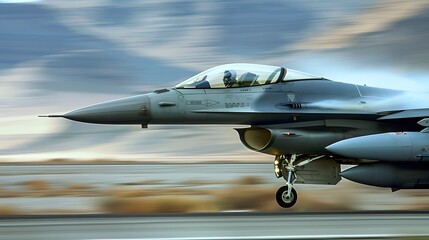 Fighter jet aircraft in flight motion blur military
