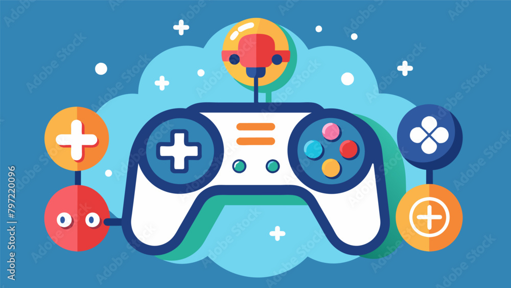 Poster an adaptive video game controller that uses brain signals to play games providing a more inclusive g