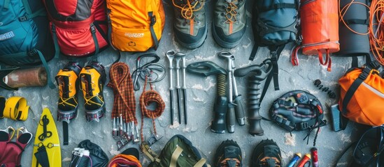 Equipment for mountain climbing to maintain safety