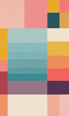 Colorful Watercolor Paper Texture Background with Pastel colors, Abstract Shapes, and Art Illustration, retro vintage style