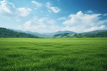 Obraz premium Field landscape outdoors pasture.