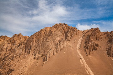 Flame Mountain in Turpan Basin, Xinjiang, China