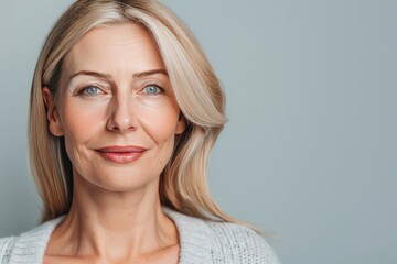 Portraying formulas appearances in aging process management, visually splitting aging halves in skincare contexts, psychologically essential timelines in aging cosmetics for age halves.