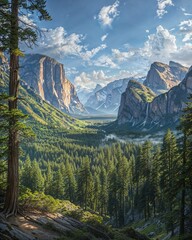 Yosemite National Park, Yosemite Valley, Kings Canyon, American West, California, American national park, landscape, 