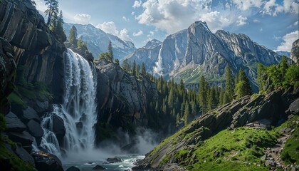 Yosemite National Park, Yosemite Valley, Kings Canyon, American West, California, American national park, landscape, 