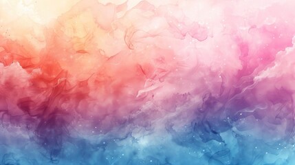 Fototapeta premium Watercolor texture background with a soft pastel palette.