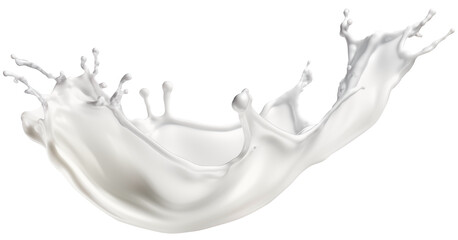 Fresh cow milk splash PNG Cream White Milk Drip isolated on white and transparent background - Dairy industry product Farm Advertising Concept