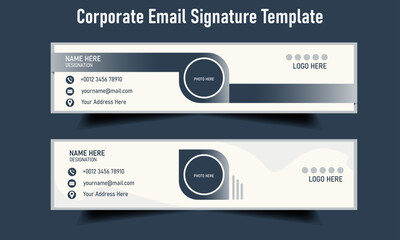 Corporate Email Signature template