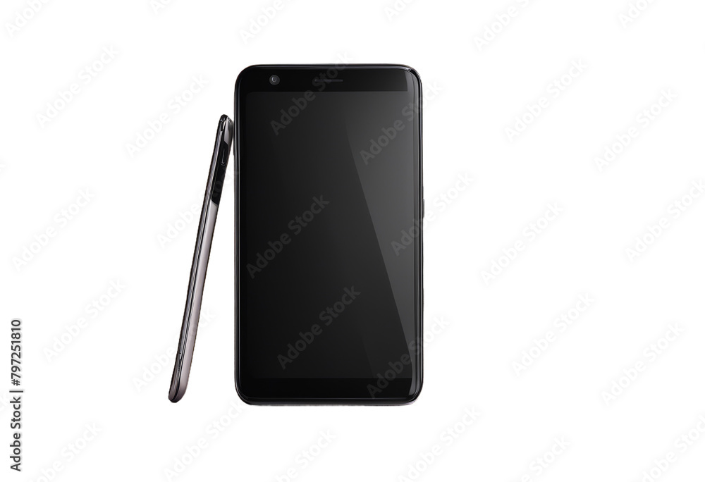 Poster minimal screen shape presentation geometric black phone mobile blank device mockup background screen