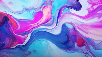 Vibrant Abstract Swirls of Color
