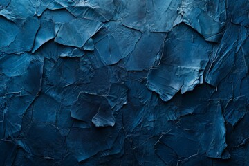 Abstract blue textured background with cracked patterns