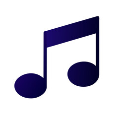 Music notes icon icon symbol (25)