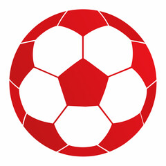 Soccer ball icon solid white background (4)